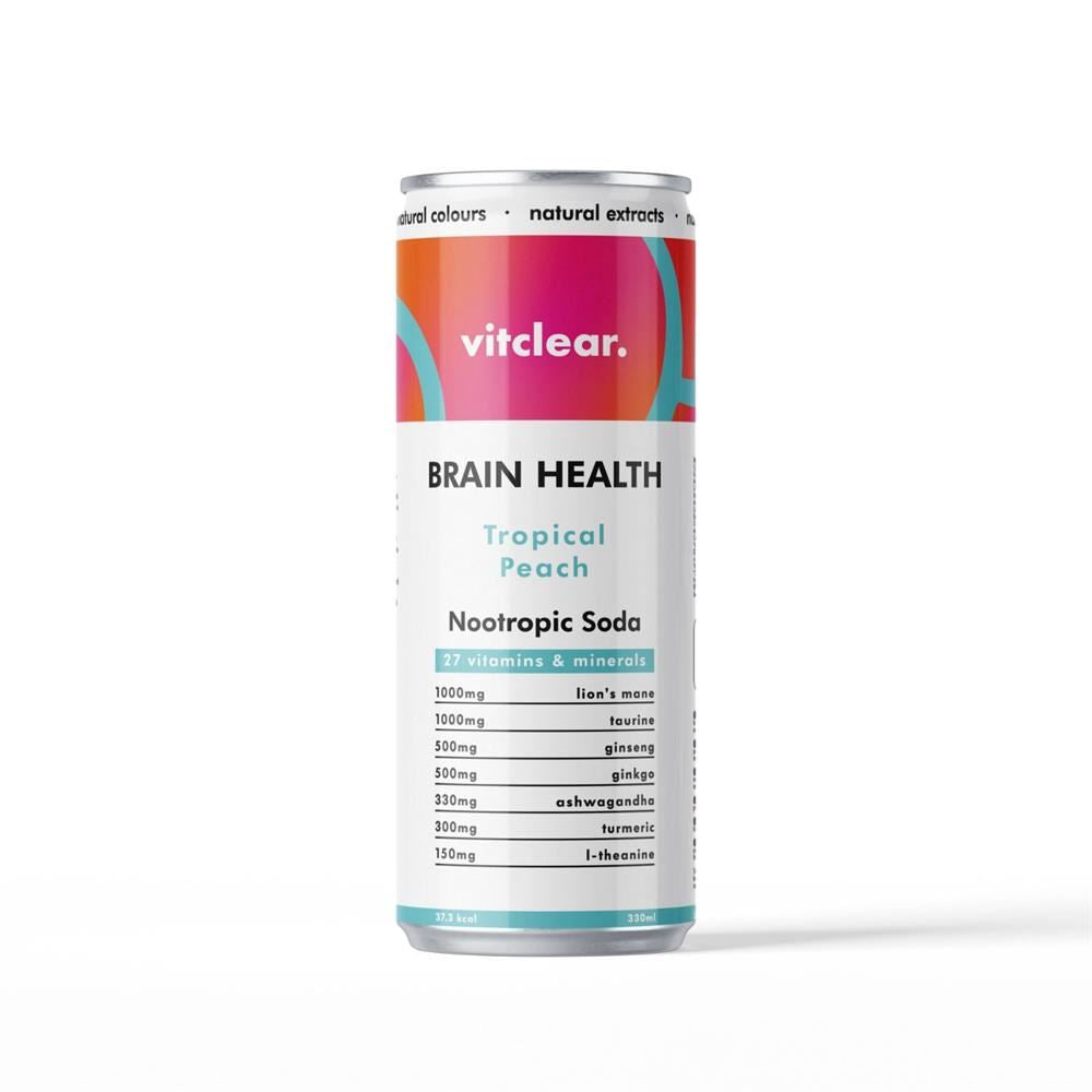 Vitclear Brain Health Nootropic Soda 330ml