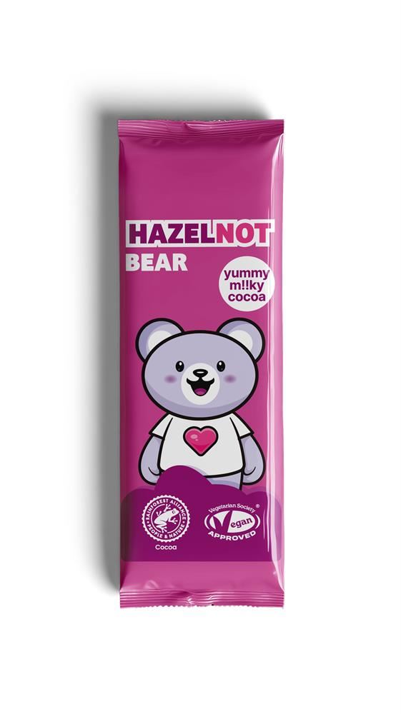 Plamil Hazelnot Chocolate Bear Bar 25g - 22 Pack