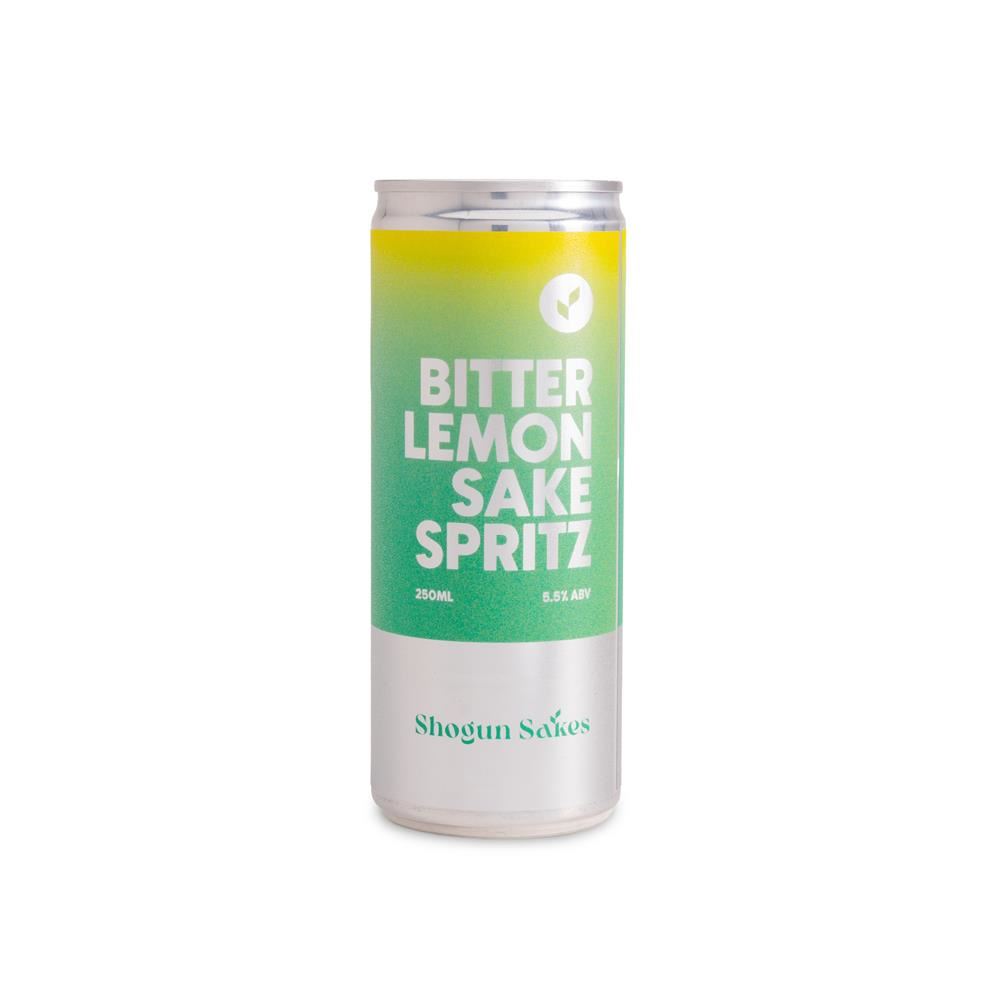 Shogun Sakes Bitter Lemon Sake Cocktail 250ml - 12 Pack