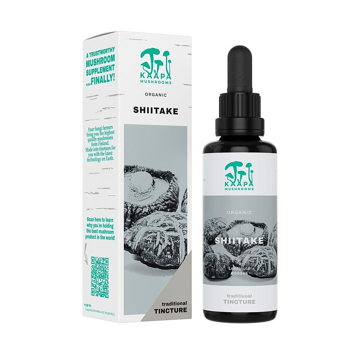 Kaapa Mushrooms Shiitake Mushroom Organic Extract Tincture 50ml