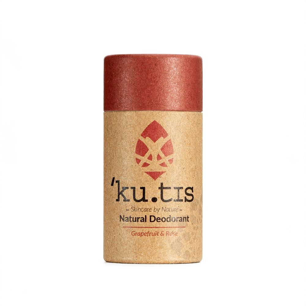 Kutis Skincare Plastic Free Natural Beeswax Grapefruit & Rose Deo 55g