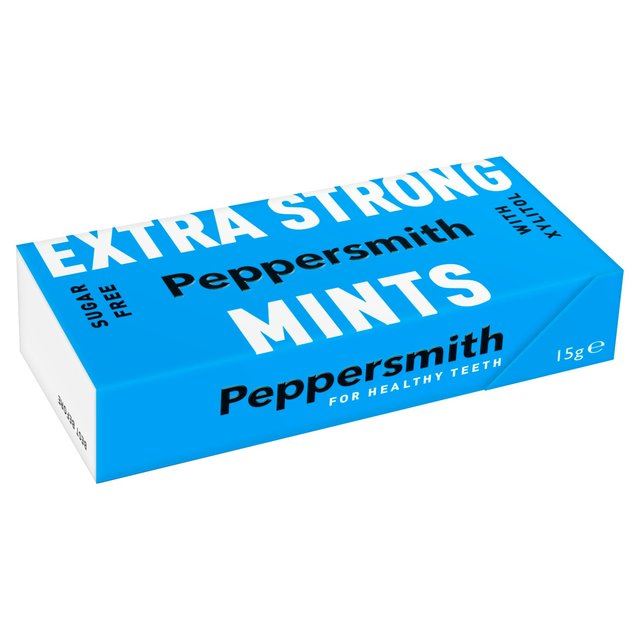 Peppersmith | Extra Strong Dental Mints, (Pack of 12 = 300 Mints) | 100% Xylitol