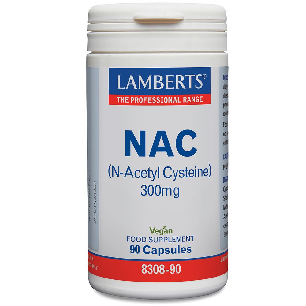 Lamberts NAC (N-Acetyl Cysteine) 300mg 90 capsules