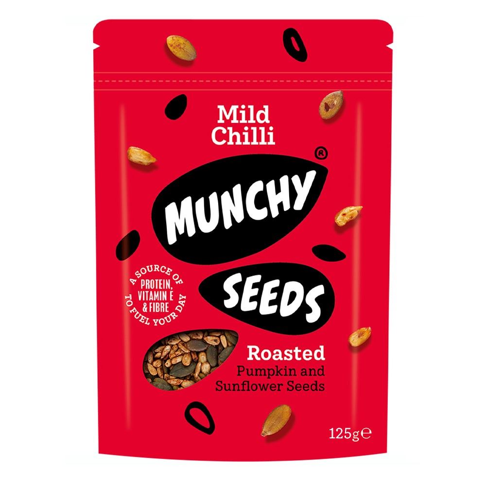 Munchy Seeds Mild Chilli 125g - 6 Pack