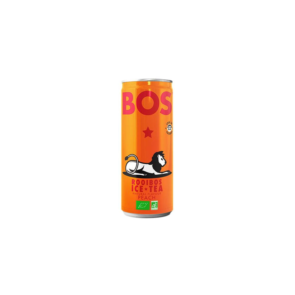 Bos Rooibos Peach Ice Tea 250ml Can