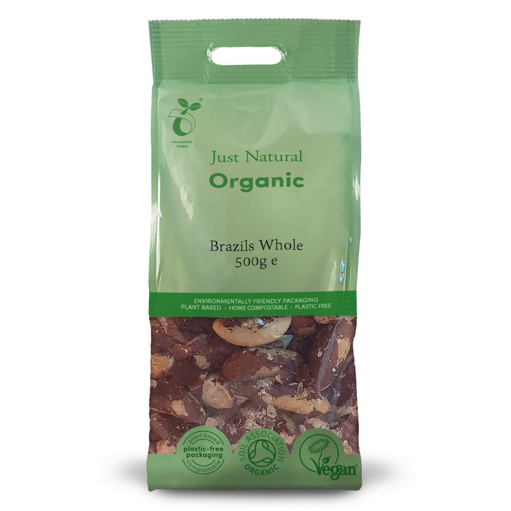 Just Natural Organic Organic Brazils Whole 500g