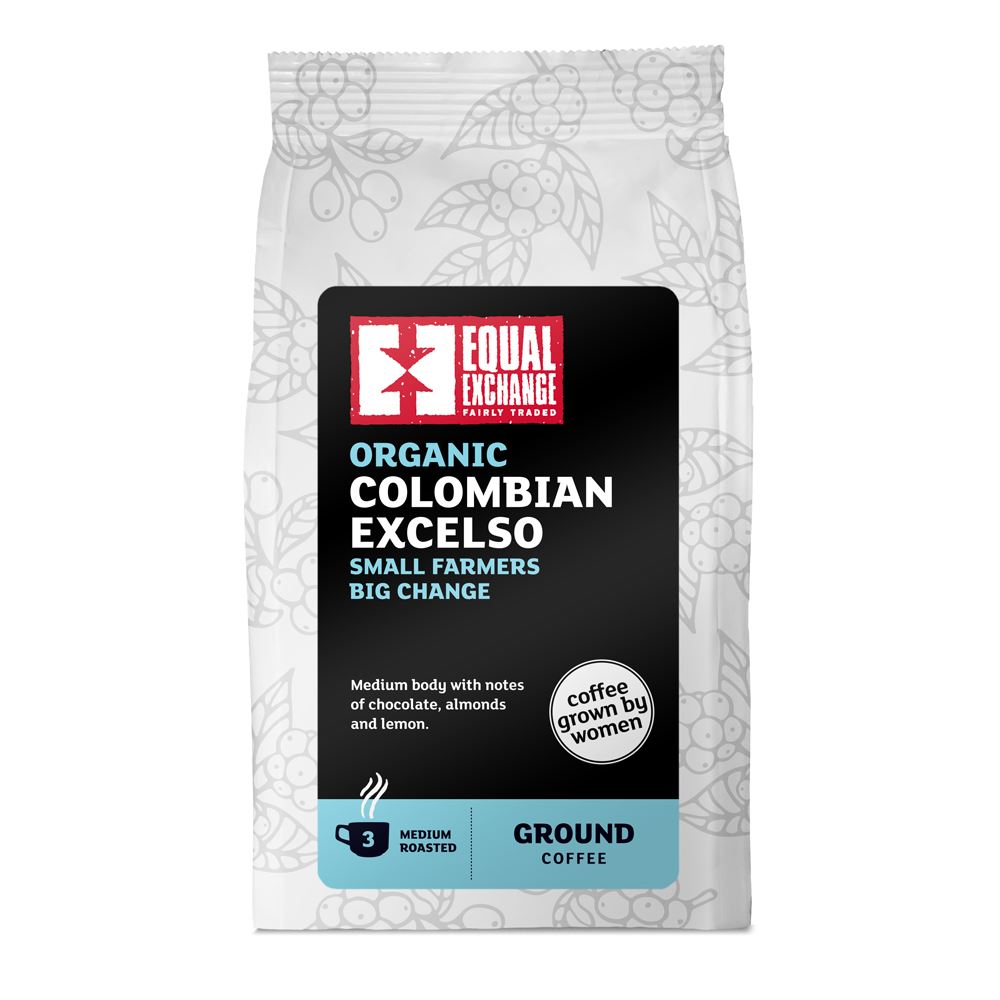 Equal Exchange Organic & Fair Trade Colombian Excelso Roast & Ground Coffee 200g