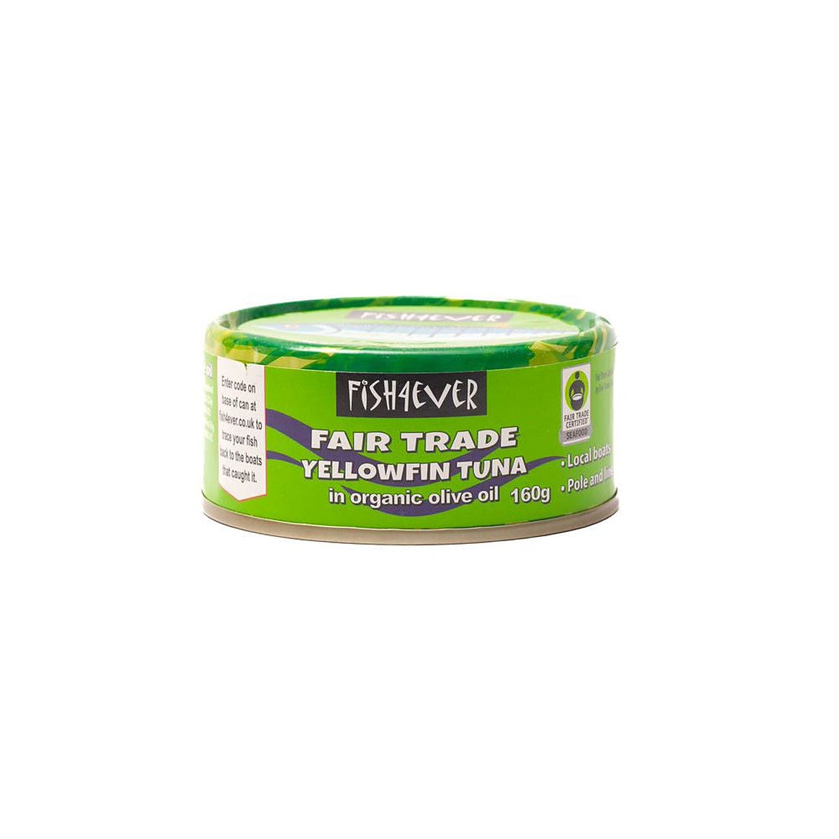 Fish4Ever Fair Trade Yellowfin Tuna Fish in Organic Olive Oil 160g