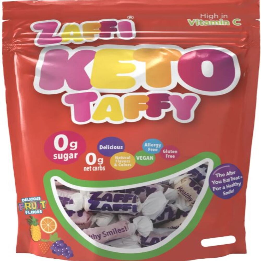 Zolli Pops Mixed Fruit Zaffi Keto Taffy with Vitamin C 85g