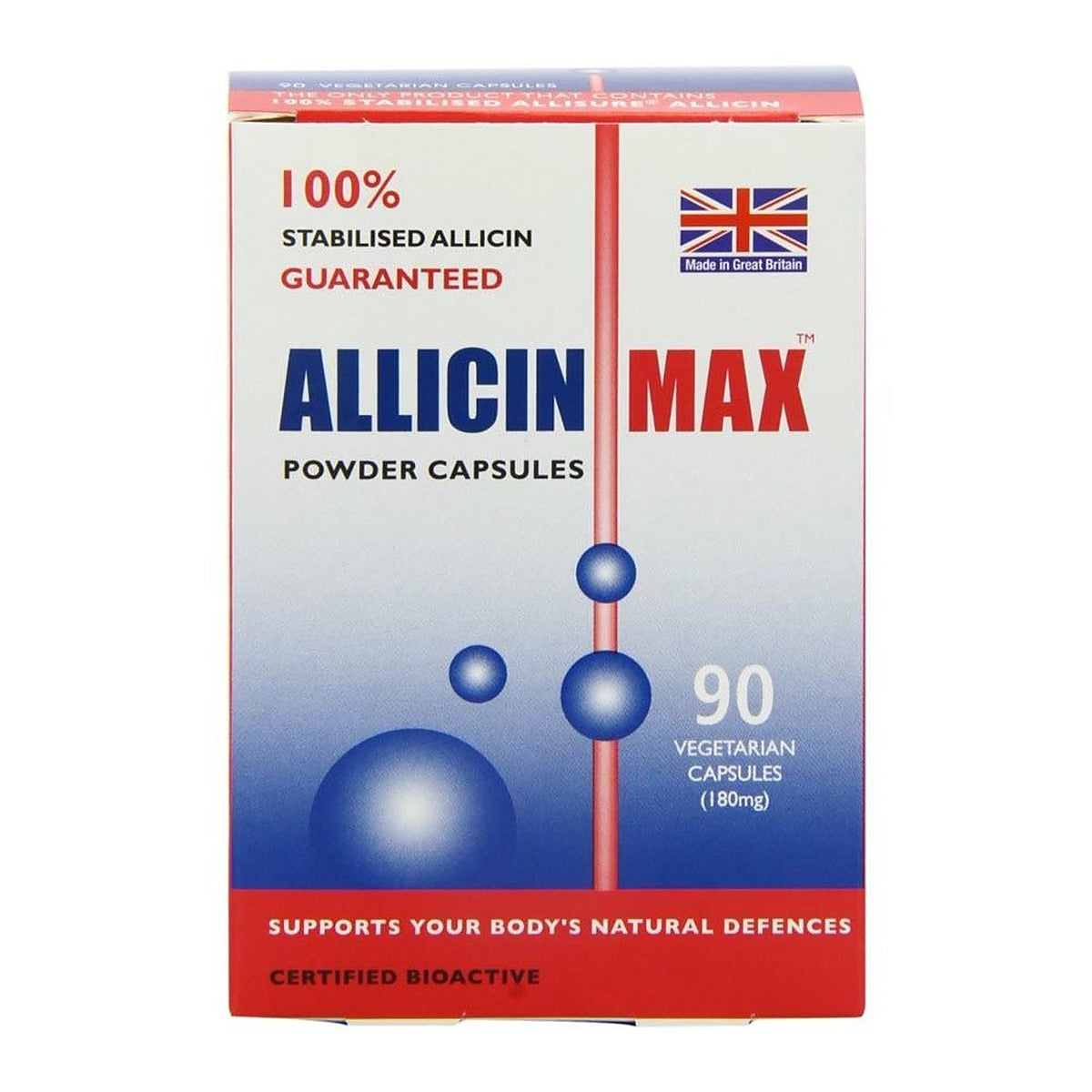 Allicin Max 100% Stabilised Allicin - 90 Capsules