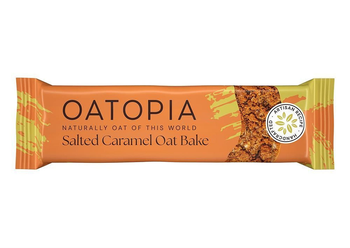 Oatopia Salted Caramel Vegan Flapjack 60g - 15 Pack