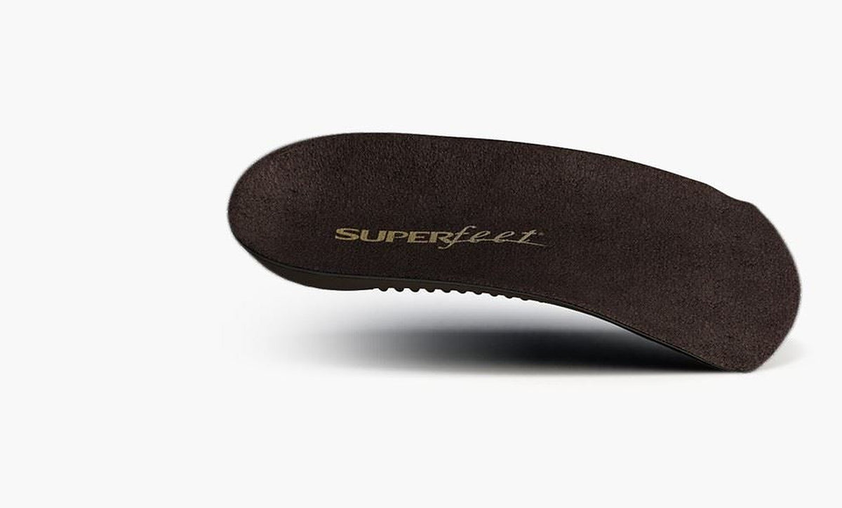 Superfeet DELUX 3/4 Mens Dress Shoe Inserts | Suede Top Cover | Arch Support - image 6