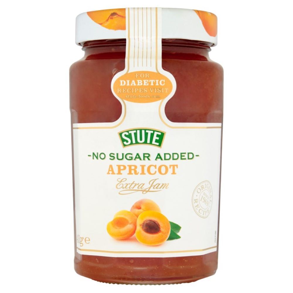 Stute No Added Sugar Apricot Jam 430g