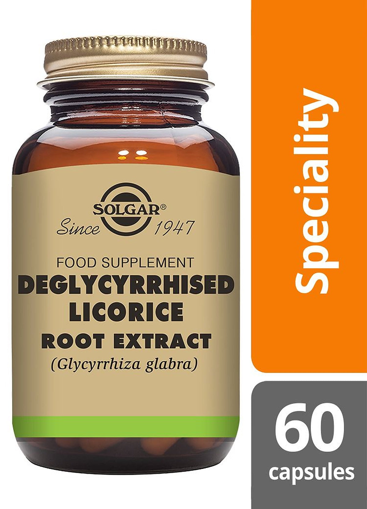 Solgar Deglycyrrhised Licorice Root Extract - 60 Vegicaps - image 2