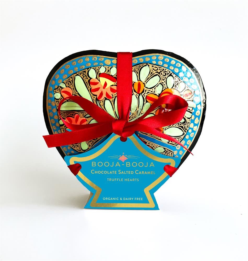 Booja-Booja Chocolate Salted Caramel Heart-shaped Box 115g
