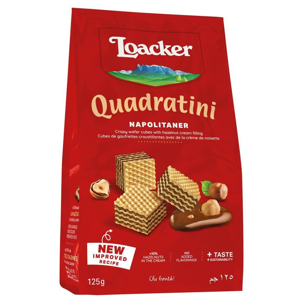 Loacker Napolitaner Quadratini 125g - 6 Pack