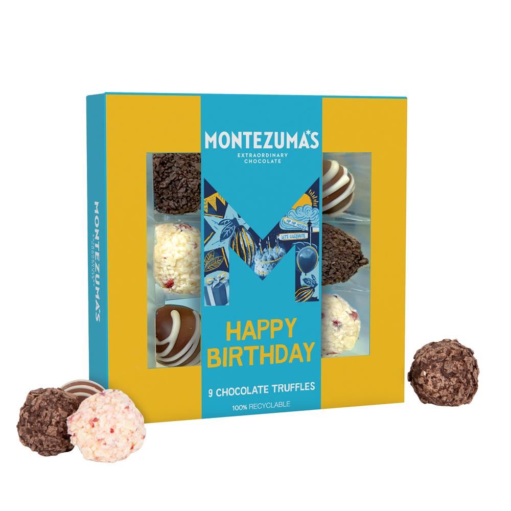 Montezumas Chocolate Happy Birthday Truffle Box 110g
