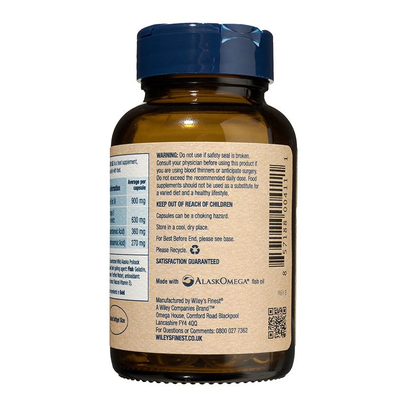 Wiley's Finest Easy Swallow Minis 60 Softgels