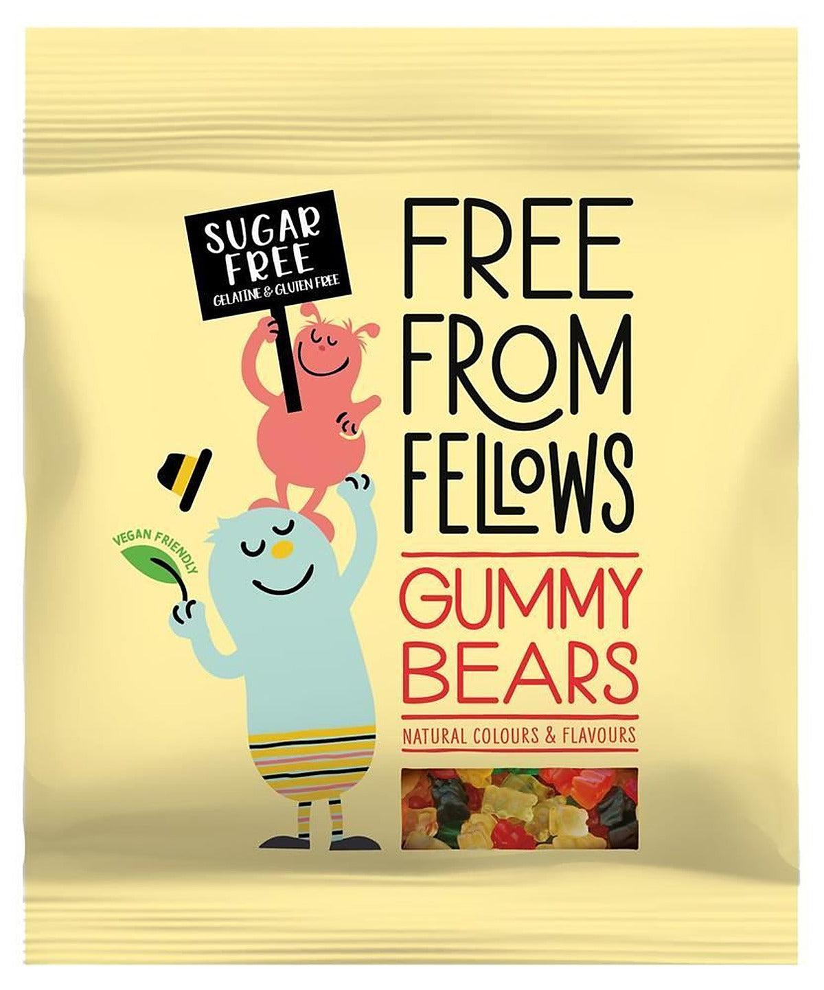 Free From Fellows Gummy Bears 100g - 10 Pack