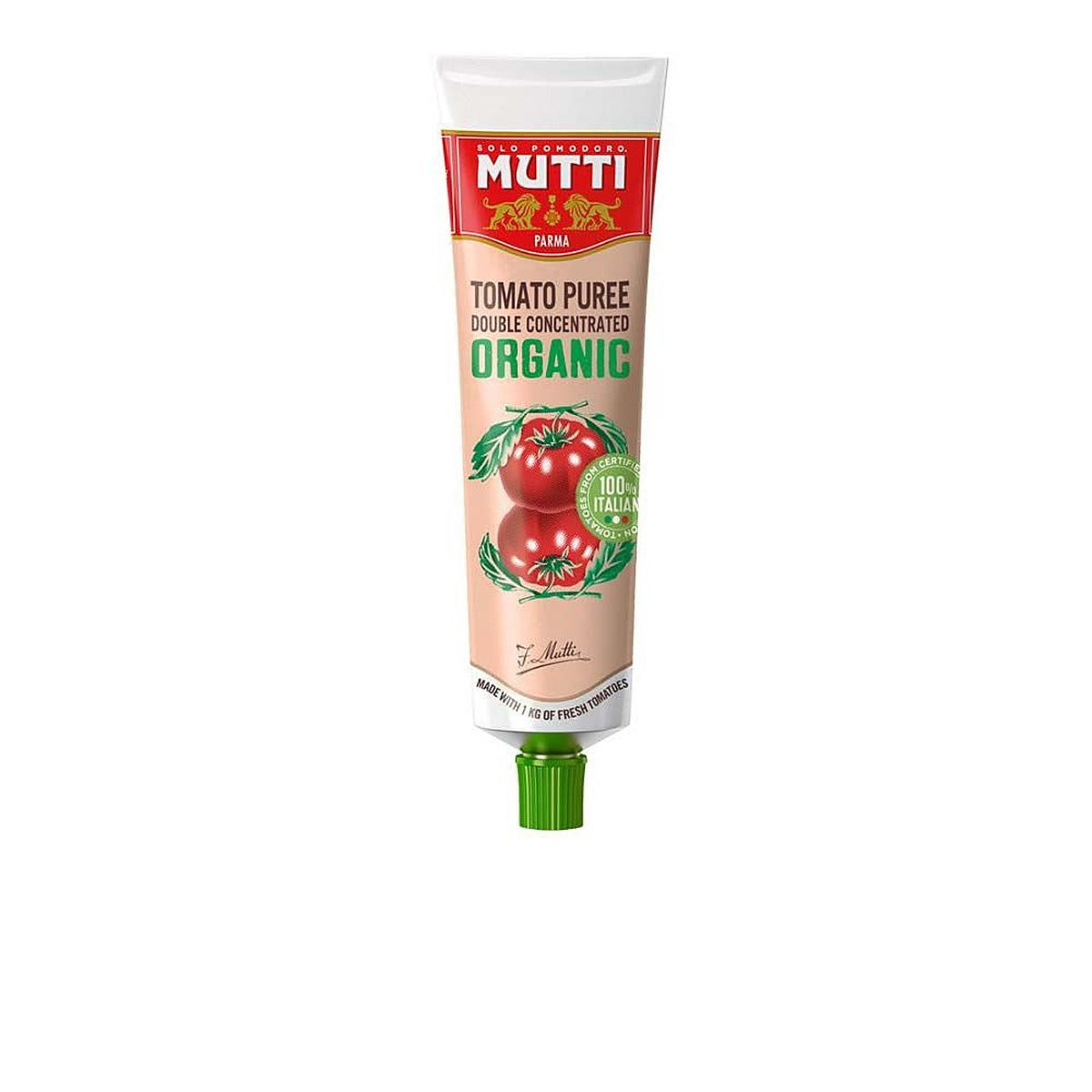 Mutti Organic Tomato Puree Tube 185g