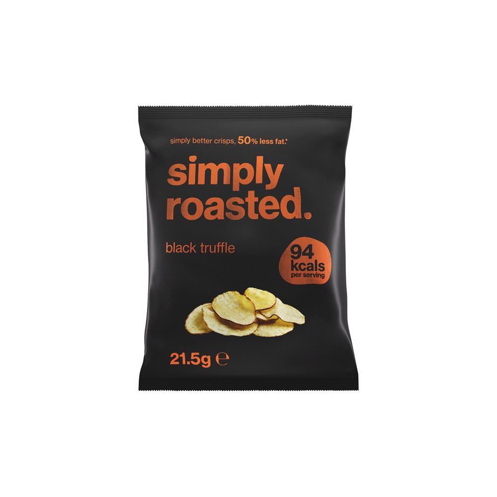 Simply Roasted Black Truffle Crisps 21.5g - 24 Pack