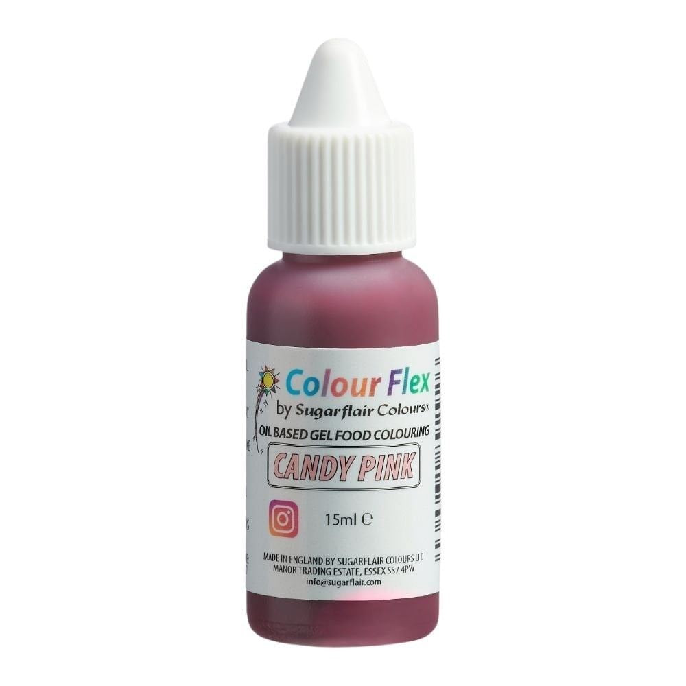 Sugarflair Colour Flex Oil Based Food Colouring Gel 15ml - All Colour