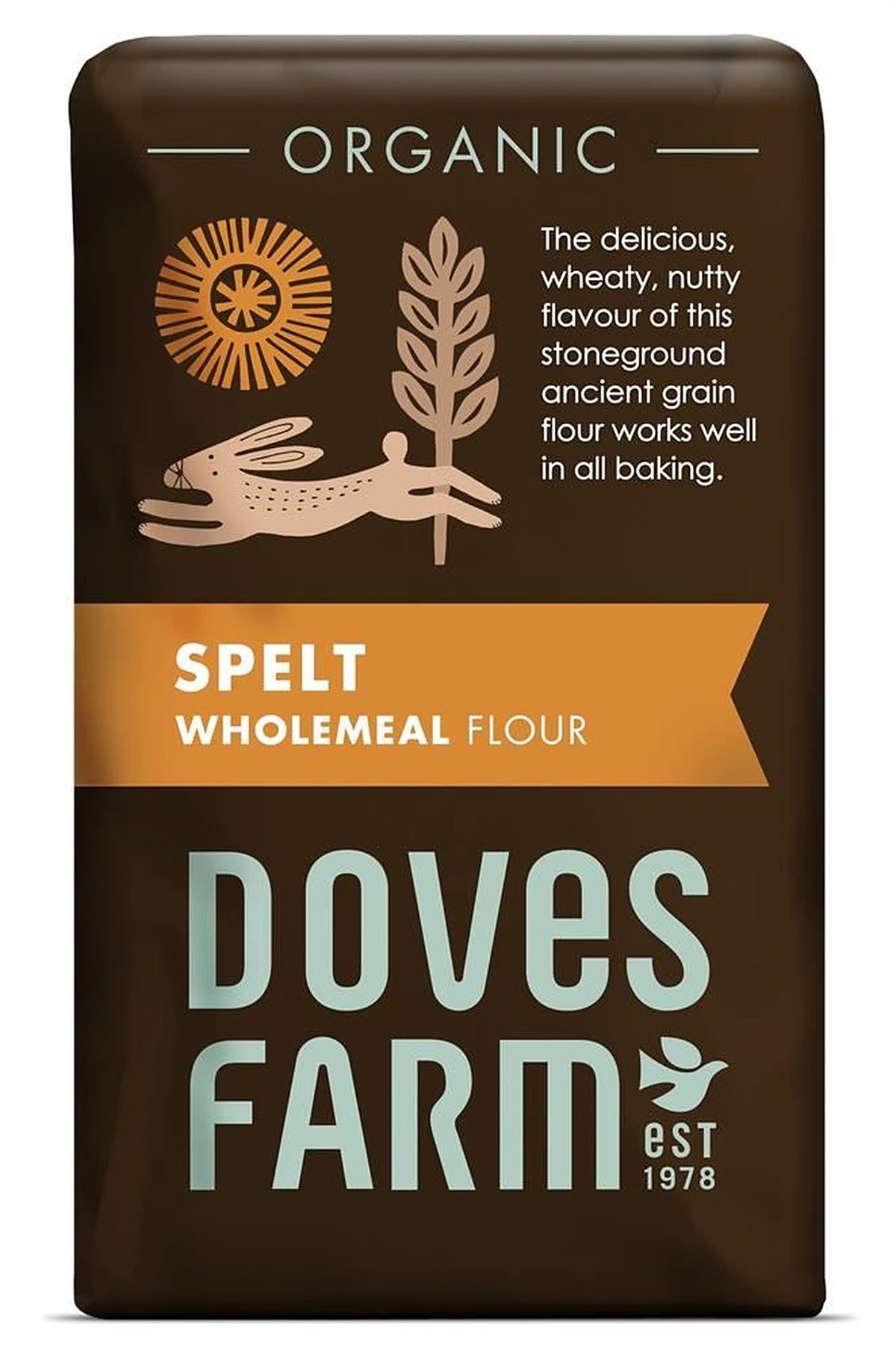 Doves Farm Organic Spelt Wholemeal Flour 1kg