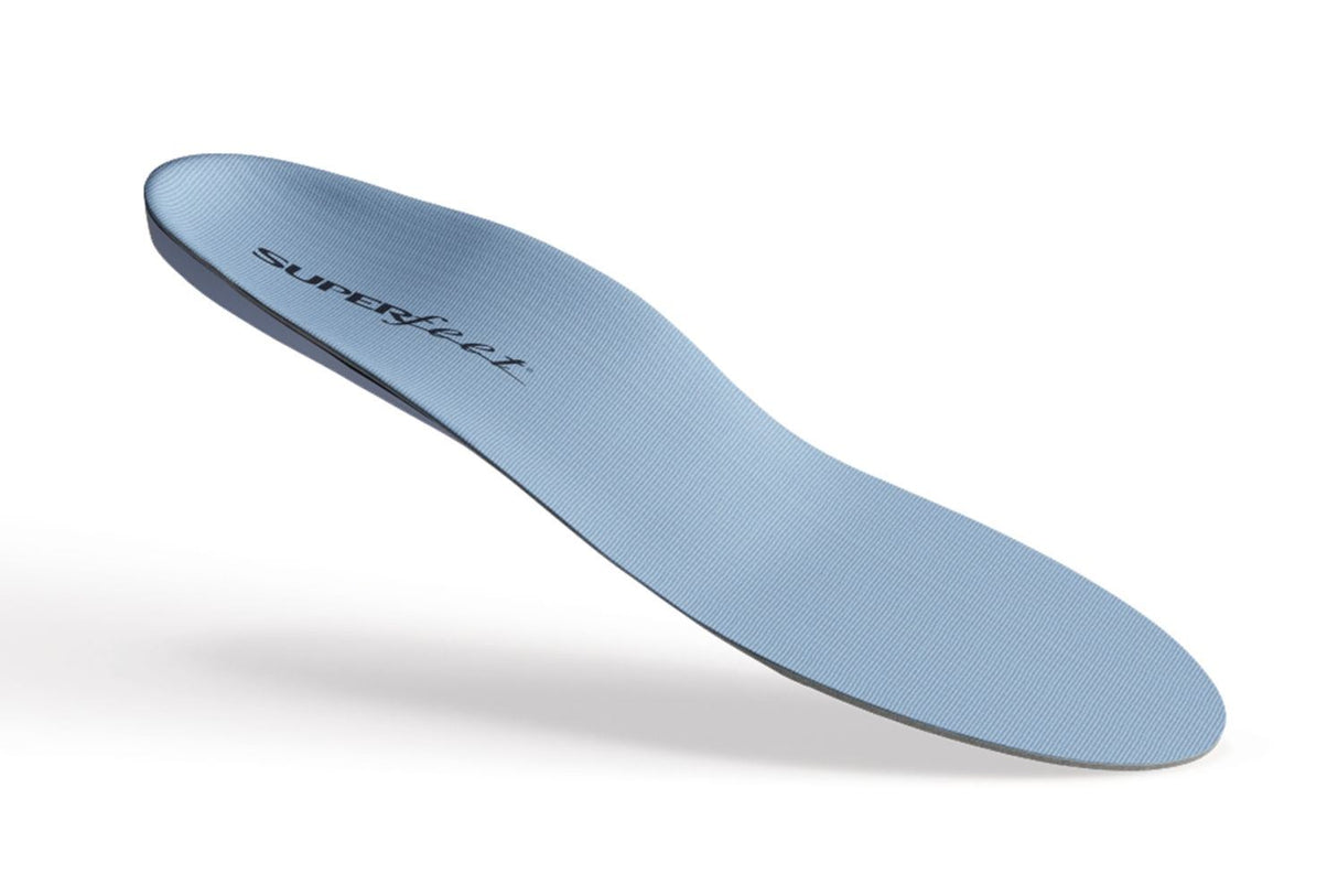 Superfeet Premium Insole Blue Foot Arch Support Trim to Fit Run Hike Casual Shoe