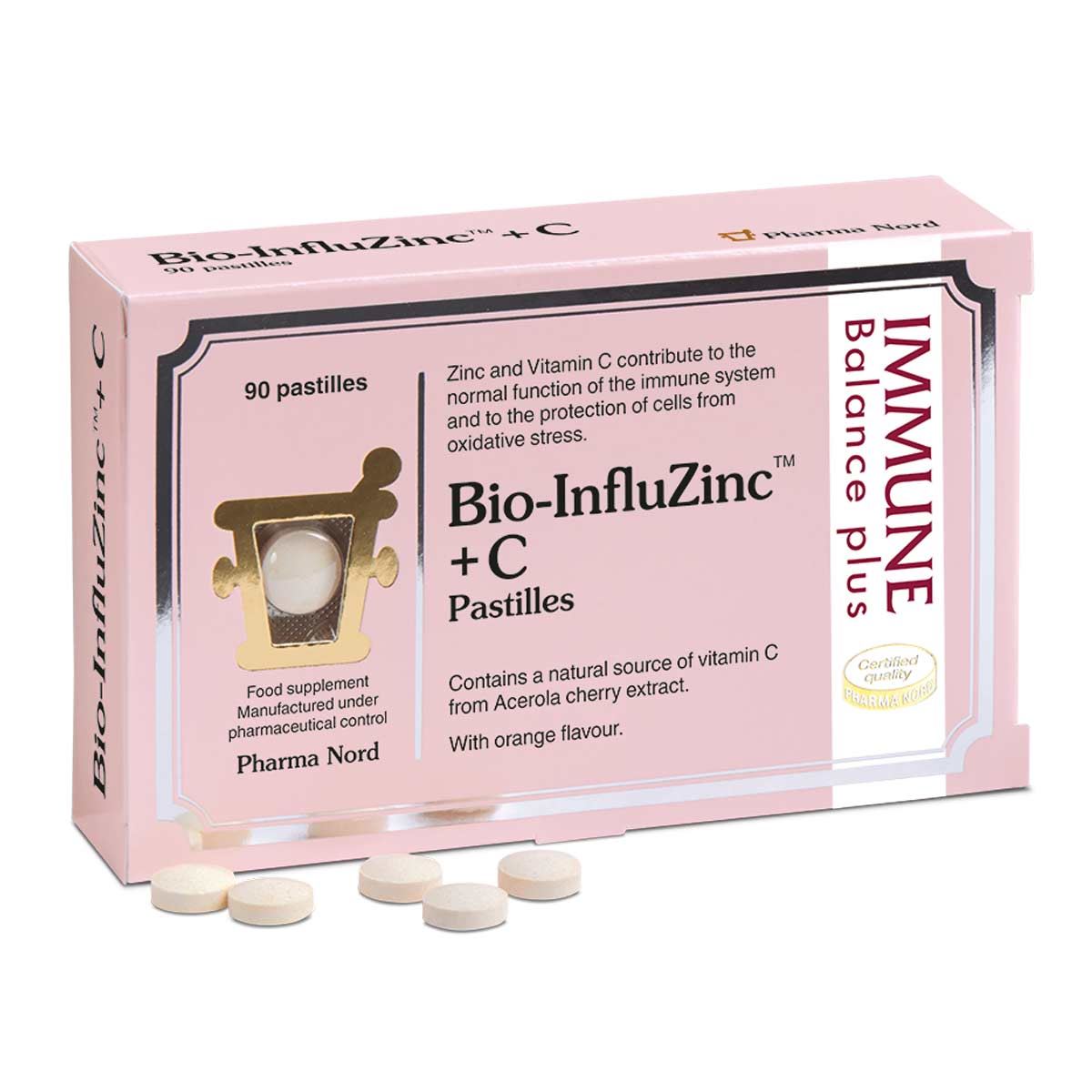 Pharma Nord Bio-InfluZinc + C - 90 Tablets