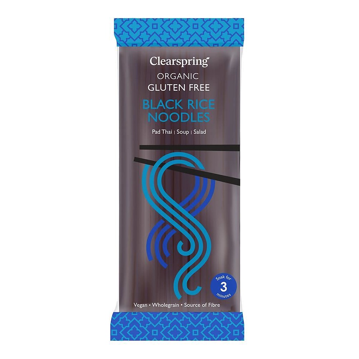 Clearspring Organic Gluten Free Black Rice Noodles 200g