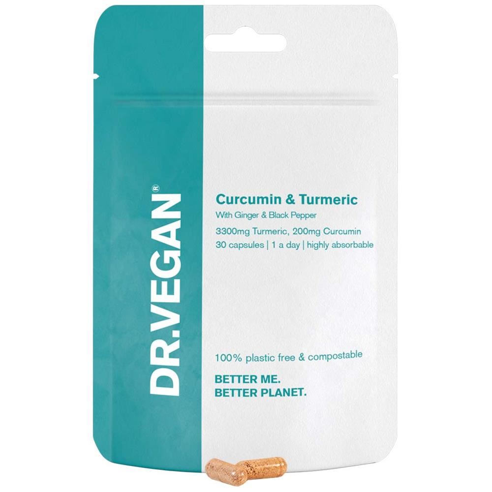 Dr Vegan Curcumin (200mg) & Turmeric (3300mg) 30 Capsules
