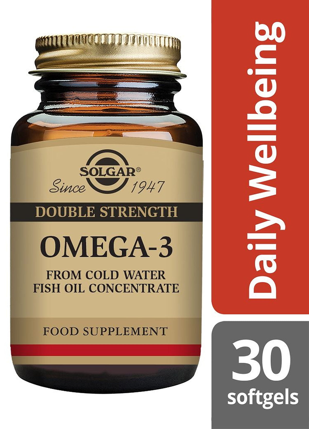 Solgar Double Strength Omega-3 - 30 Softgels - image 2
