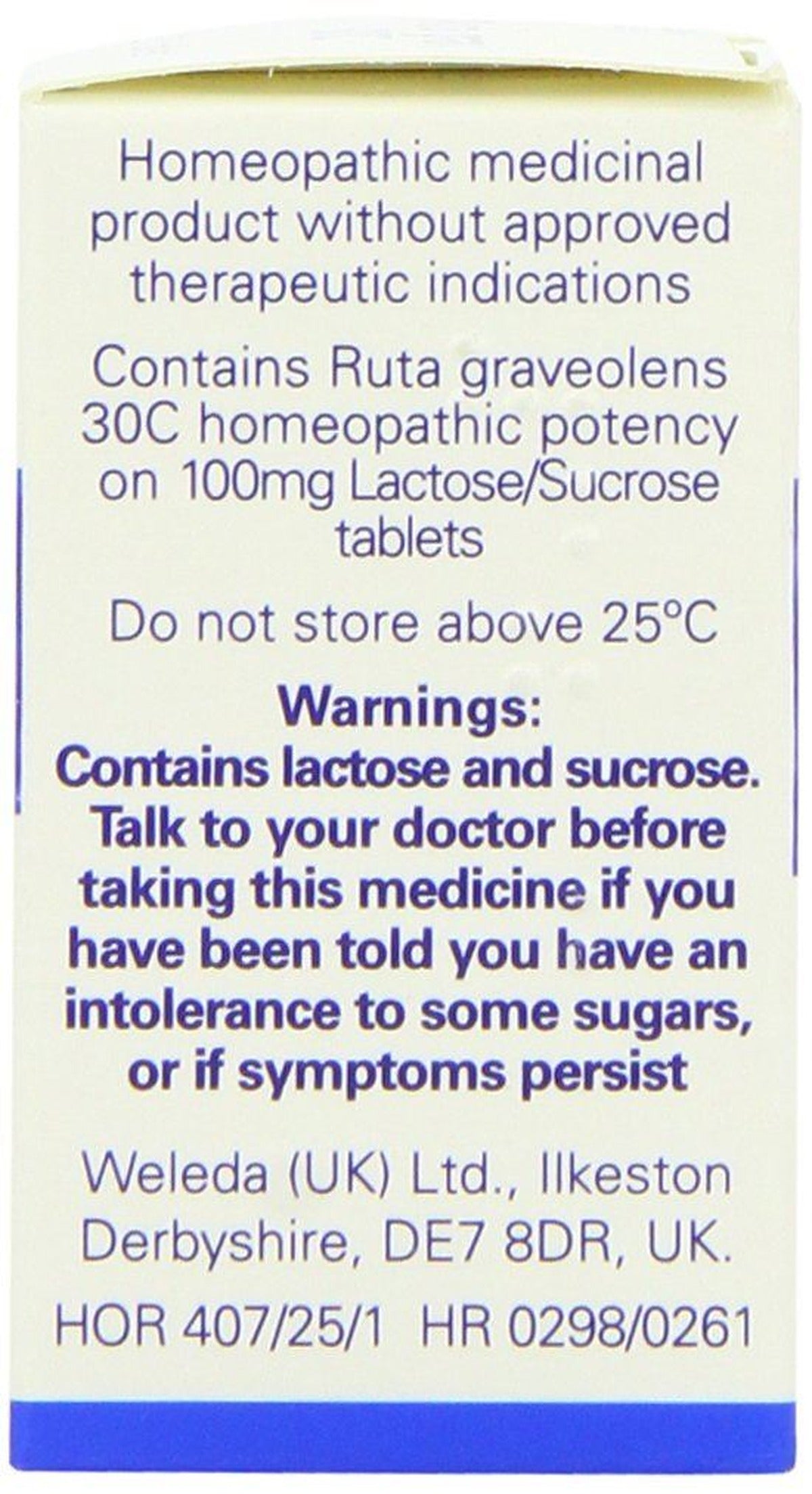 Weleda Ruta Grav 30C - 125 Tablets - image 2