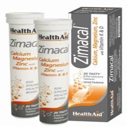 HealthAid Zimacal (CalciumMagnesium ZincVitDVitK) 20 Tablets