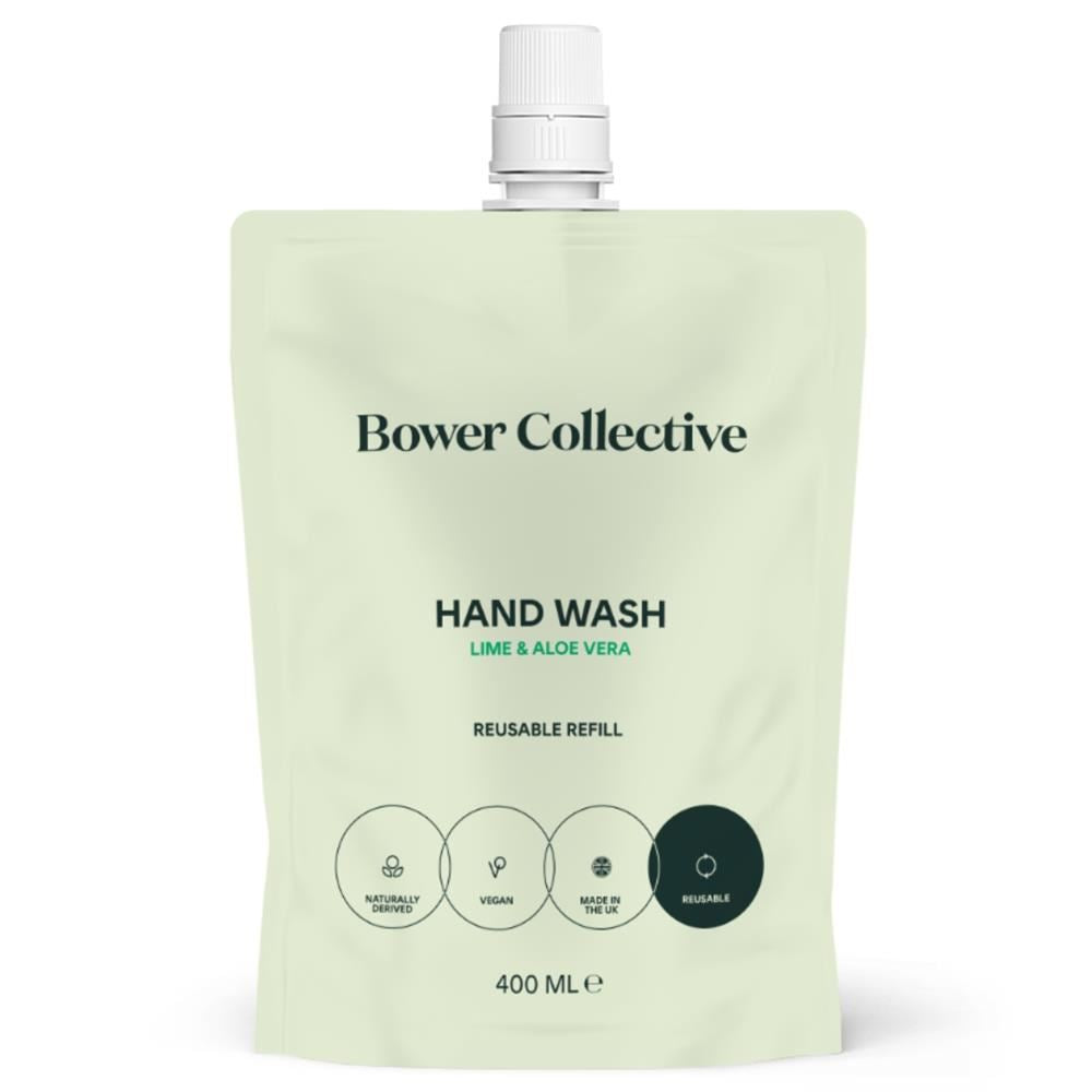 Bower Collective Lime & Aloe Vera Bower Natural Hand Wash Refill 400ml