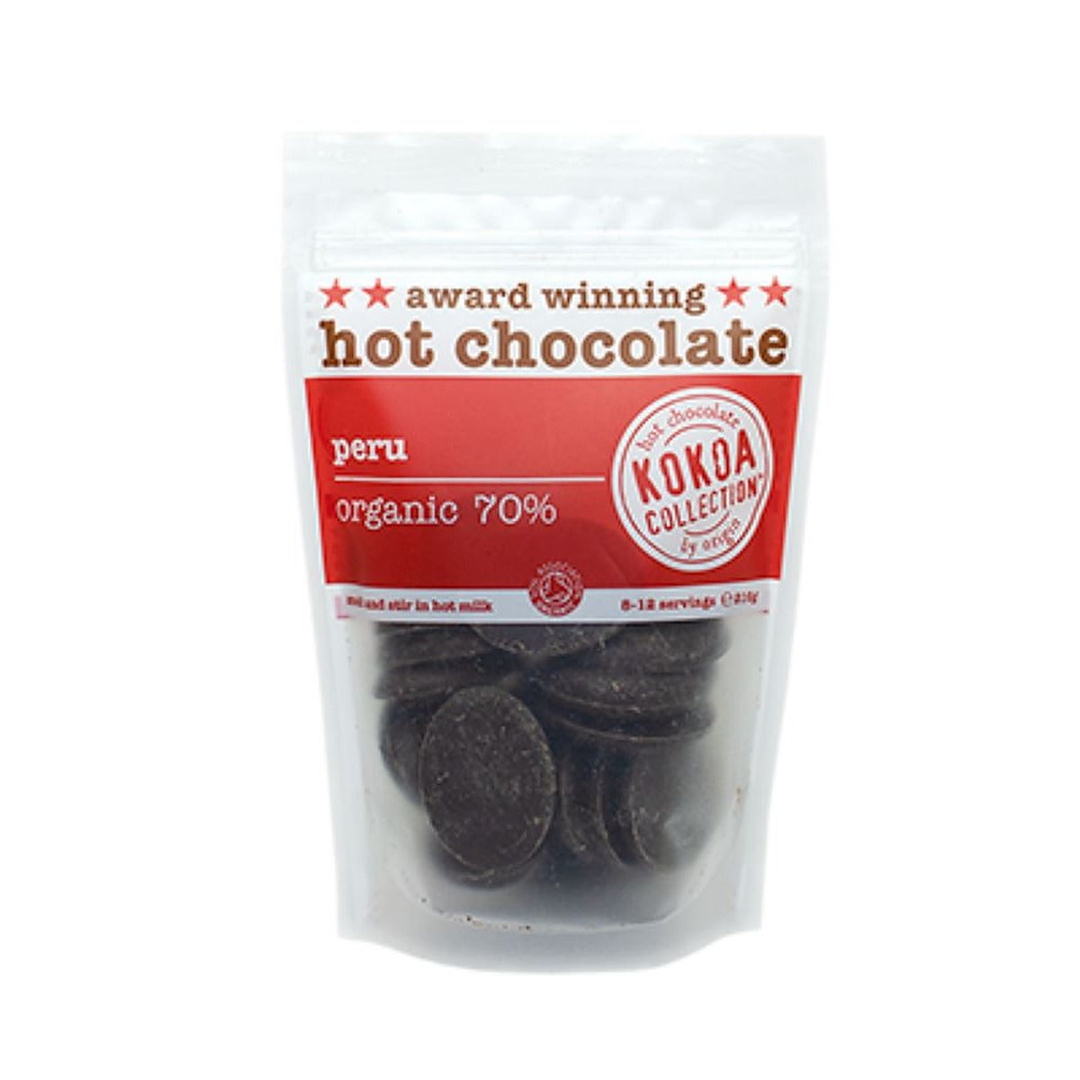 Kokoa Organic Peru 70% Hot Chocolate 210g