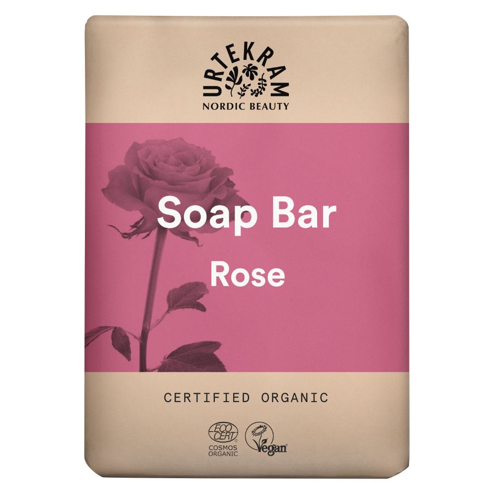 Urtekram Rose bar soap 100g Organic