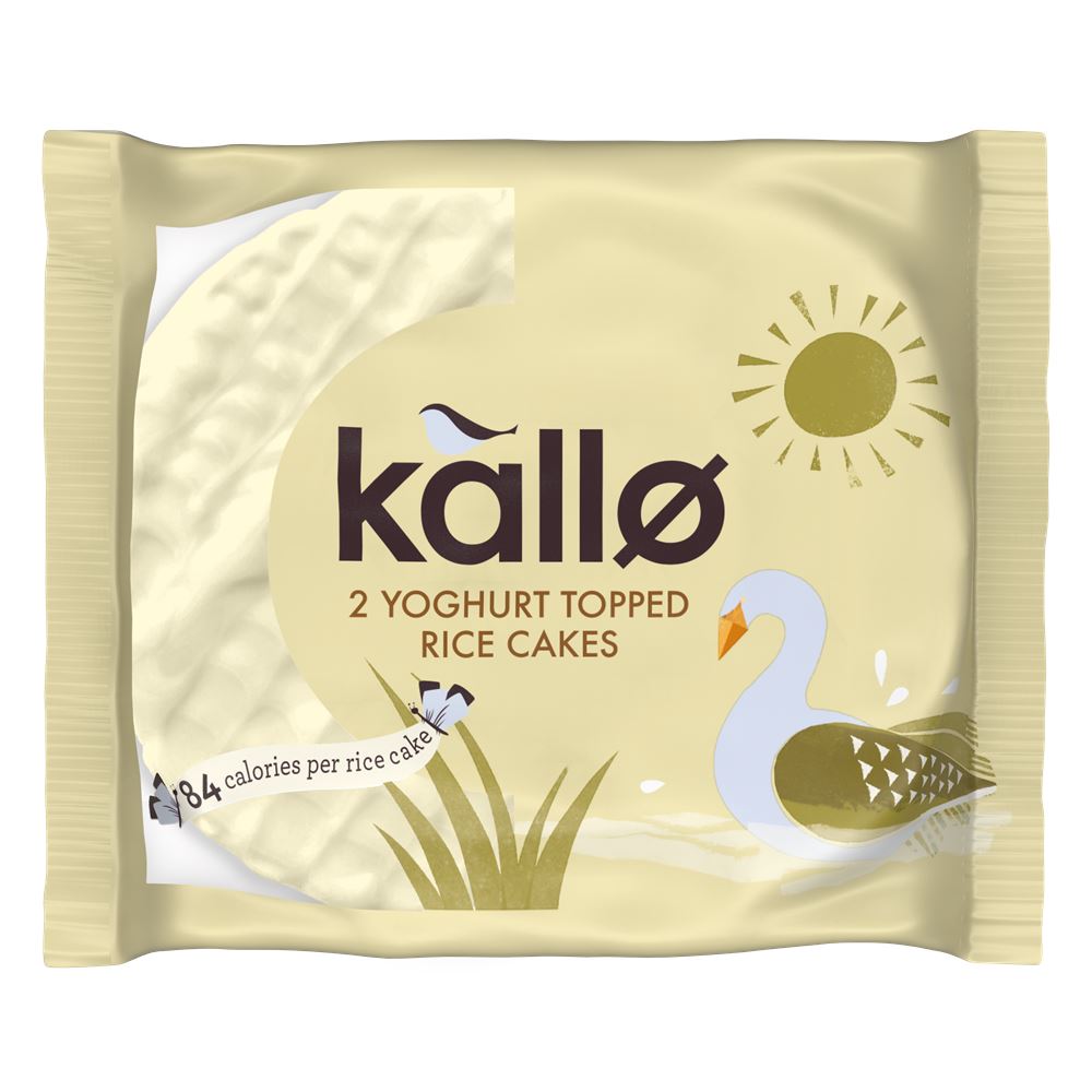 Kallo Yogurt Topped Rice Cake 33g