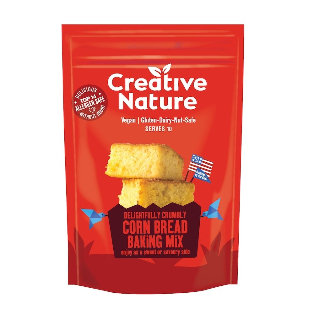 Creative Nature Delightfully Crumbly Corn Bread Baking Mix 315g
