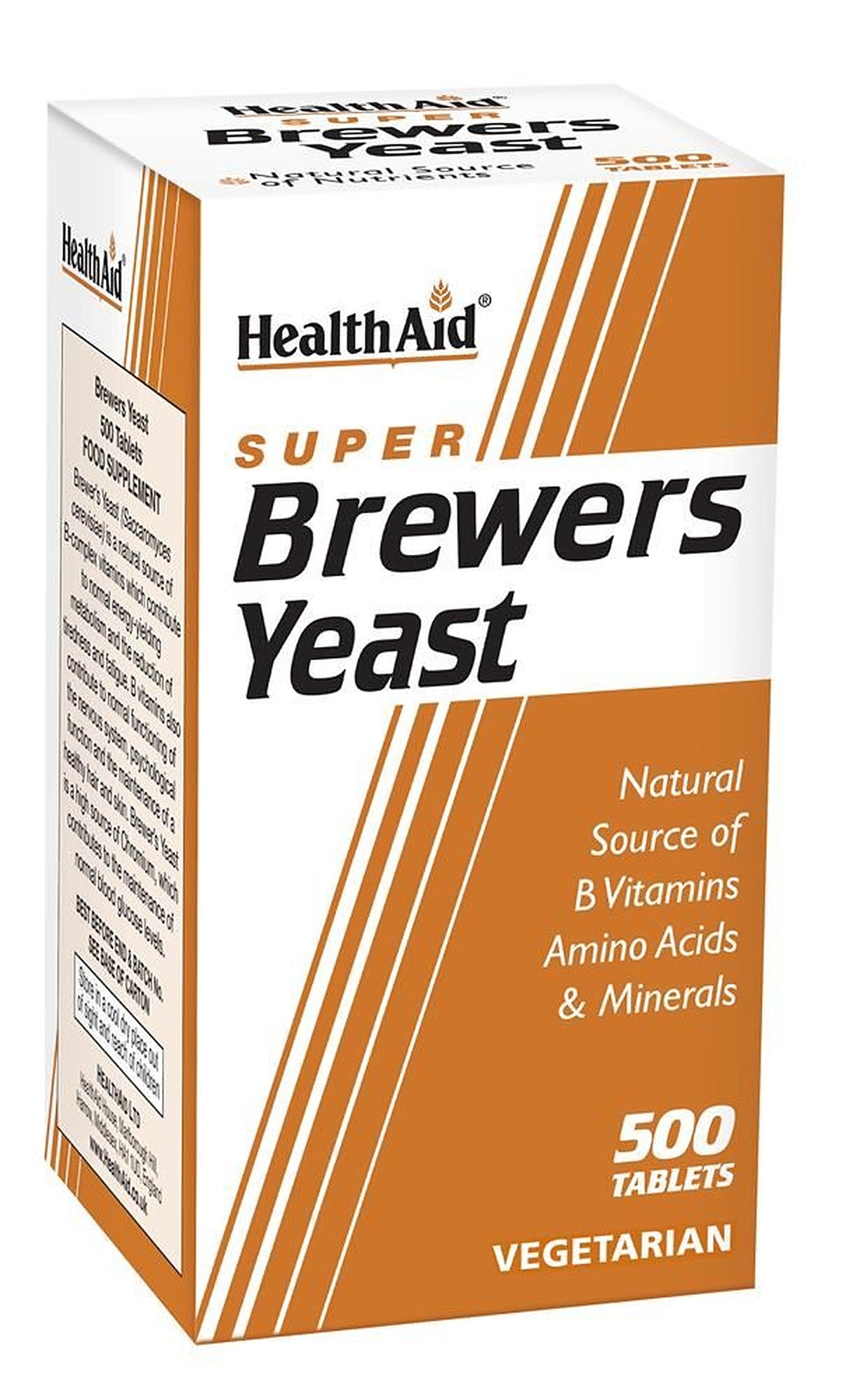HealthAid Brewers Yeast Tablets 500 tablets