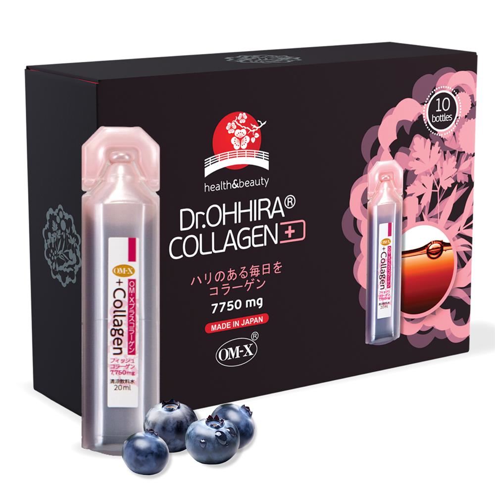 Dr Ohhira Collagen+ OM-X 20ml x10 bottles 7.75g Hydrolysed Peptides