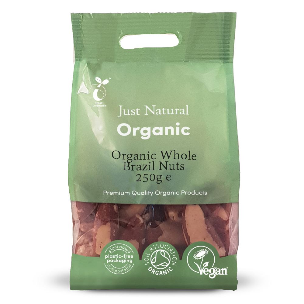 Just Natural Organic Organic Brazils Whole 250g