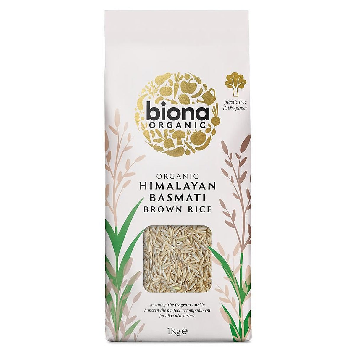 Biona Organic Basmati Brown Rice 1kg