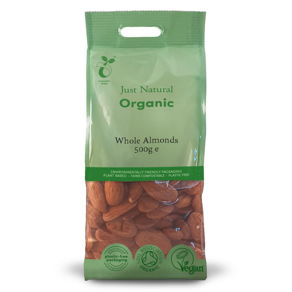 Just Natural Organic Organic Almonds Whole 500g