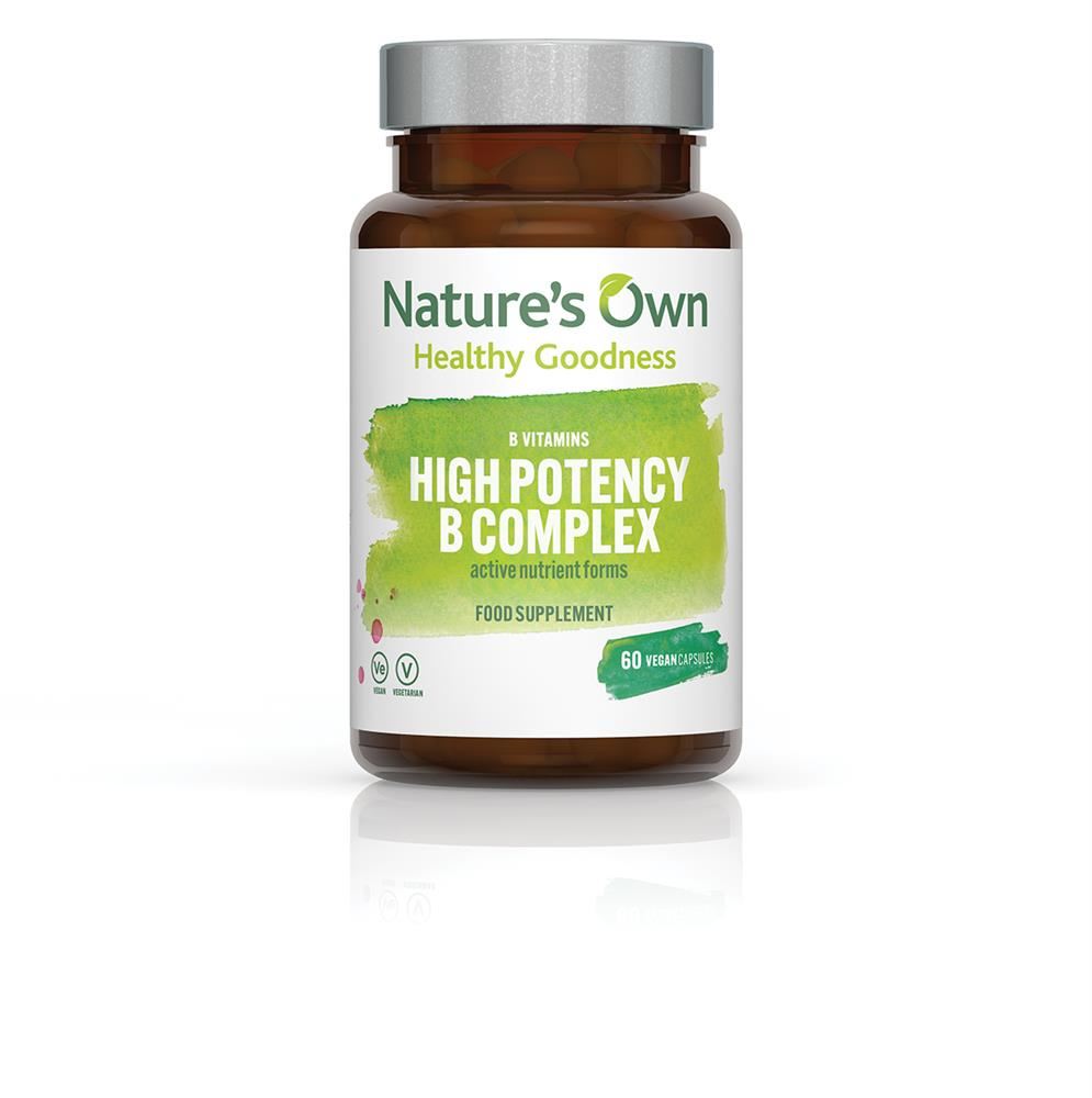 Natures Own A comprehensive high strength vitamin B complex 60 Capsules