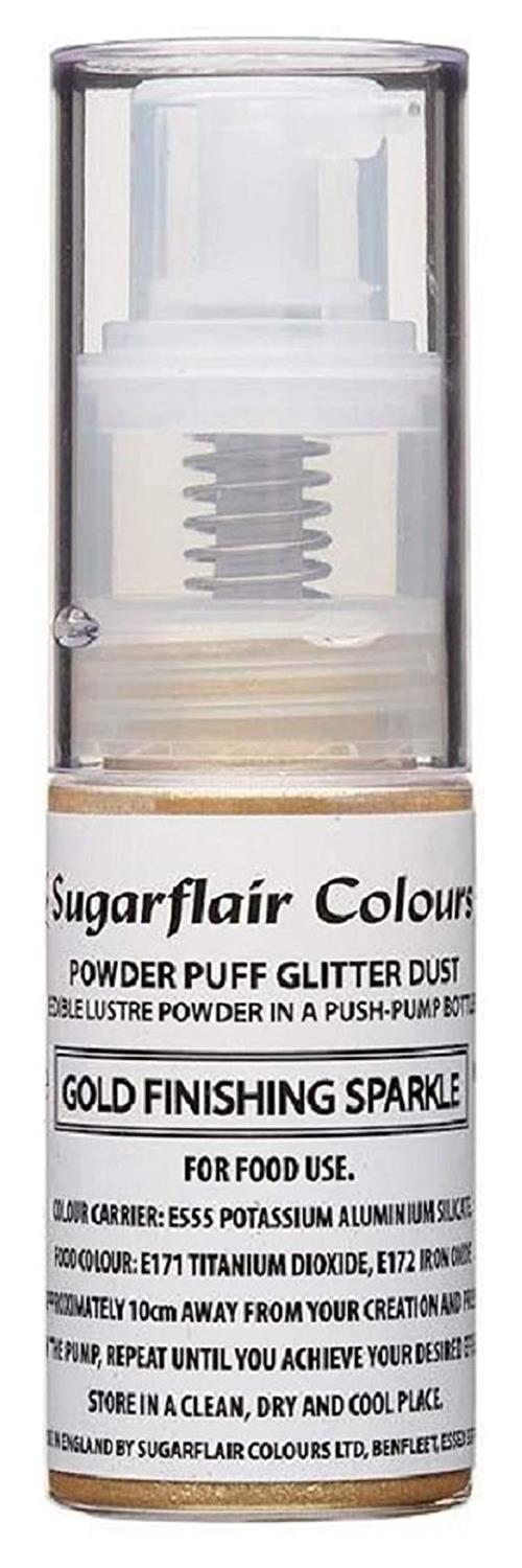 Sugarflair Powder Puff Glitter Dust Spray - 10g All Shades
