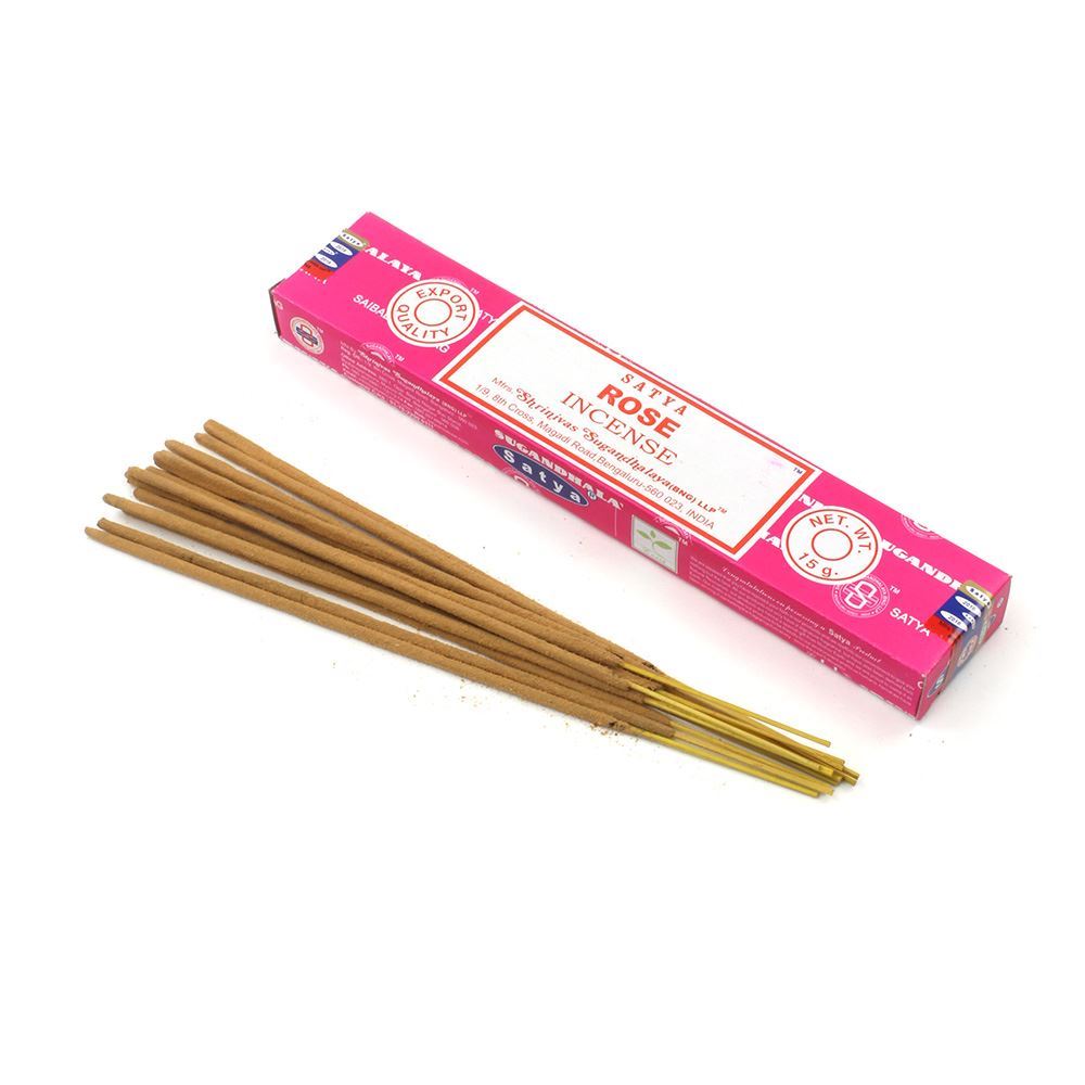 Satya Rose Incense sticks 15g - 6 Pack