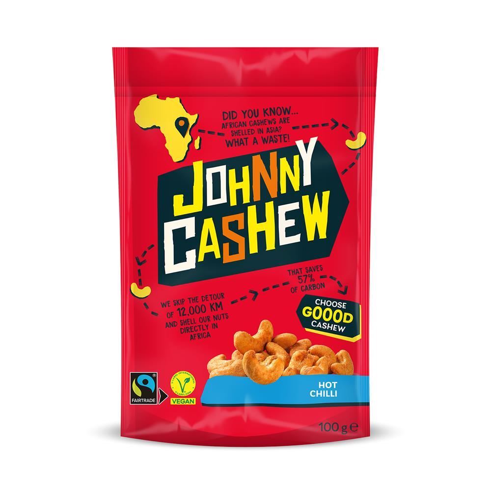 Johnny Cashew Chilli 100g - 8 Pack