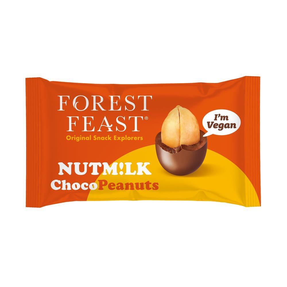 Forest Feast Nutm!lk Vegan Chocolate Choco Peanuts 35g - 12 Pack