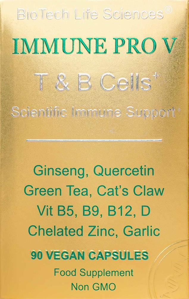 Cardio Immune 5 Glucose+Blood Health Fertility Nail Hair Bones 30 Vegan Caps